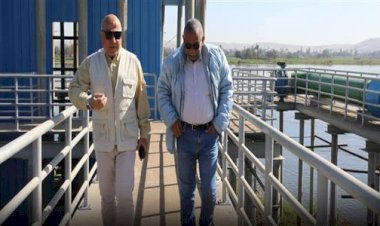 محطة مياه جنوب ملوى ضمن مشروعات حياة كريمة بطاقة تصميمية 450 لترًا/ثانية