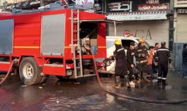 السيطرة على حريق داخل ورشة فى كرداسة