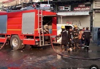 السيطرة على حريق داخل ورشة فى كرداسة